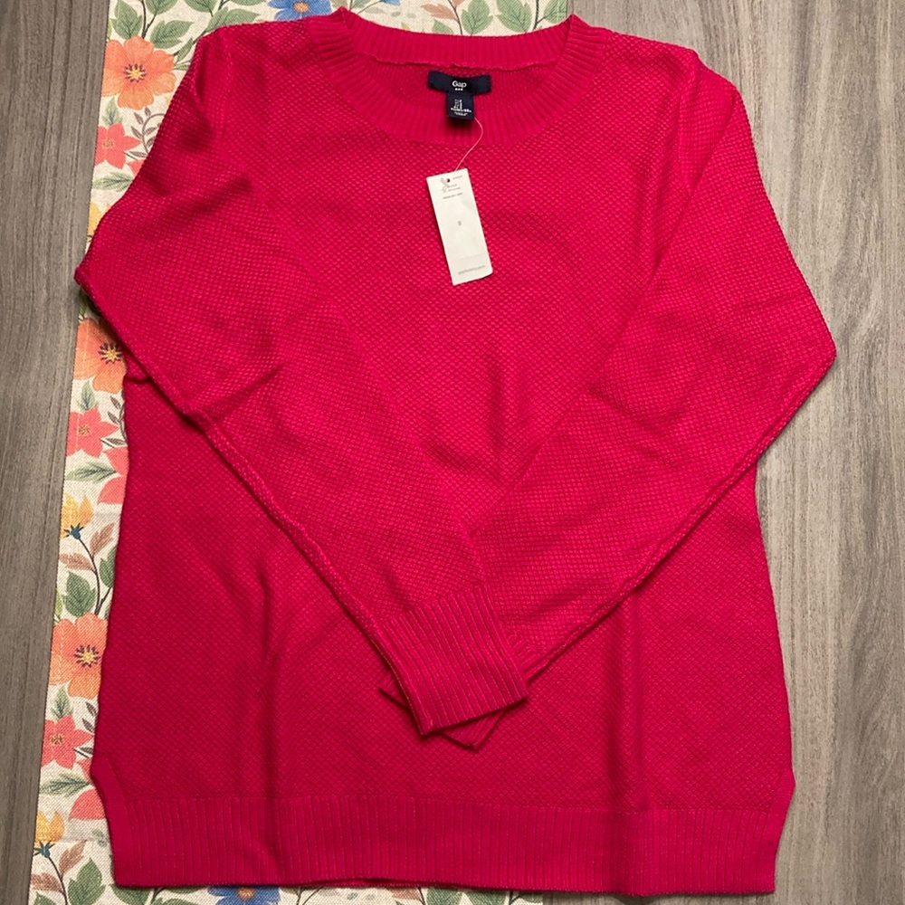 NWT Gap factory textured sweater.Size S